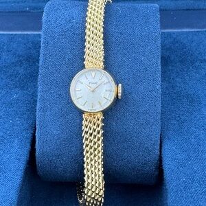 Piaget VINTAGE 18K Yellow Gold Mesh GOLD Timepiece